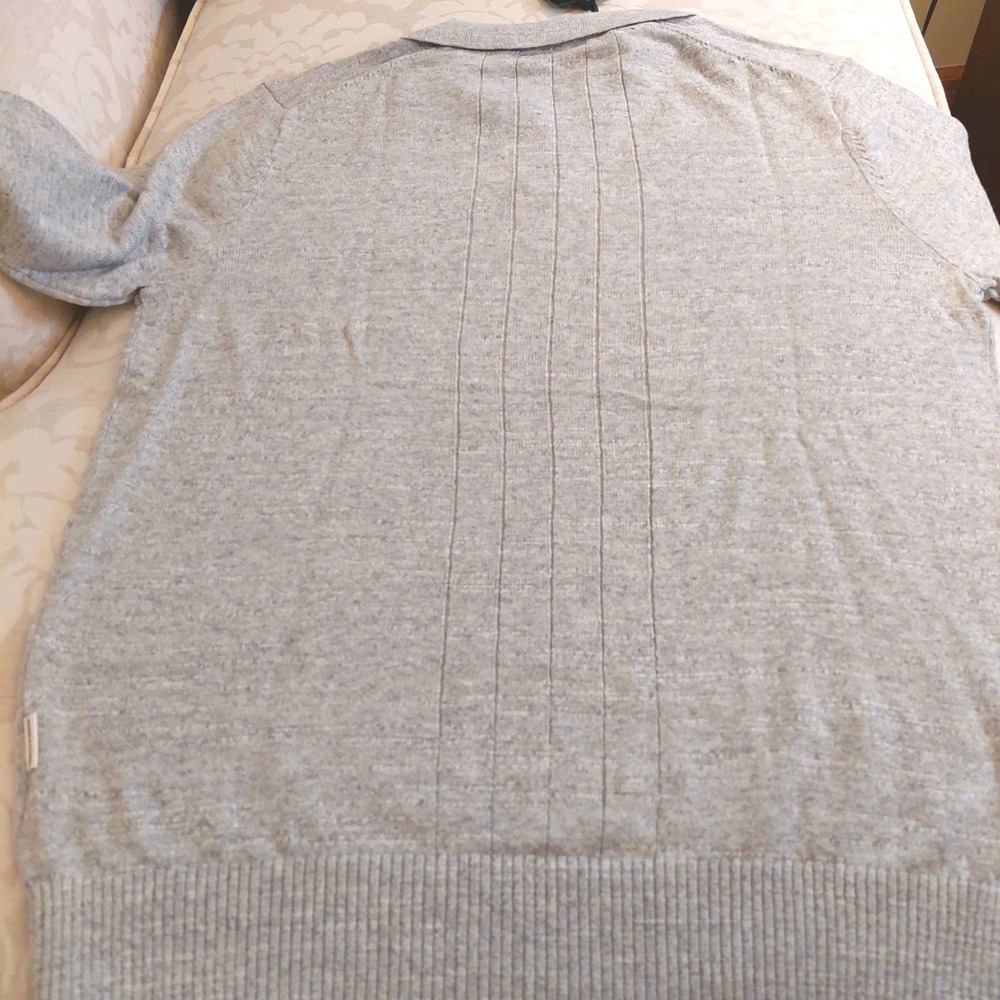 Rodd & Gunn Mens Fortrose Knit L/S Johnny Collar Lite Sweater Stone Marle S NEW! - Picture 4 of 12